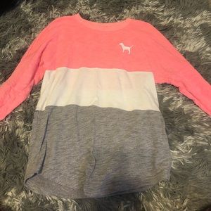 Oversized long sleeve PINK shirt